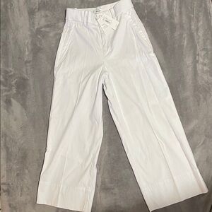 SPANX White Ankle Cropped Pants